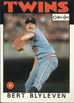 1986 O-Pee-Chee Baseball Cards 272     Bert Blyleven